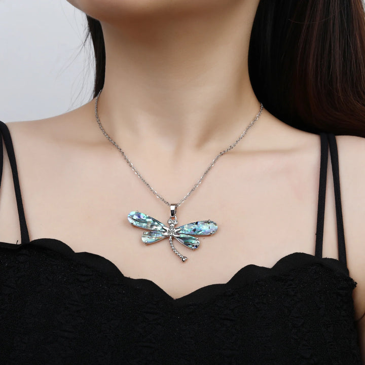 Natuurlijk Schelp Vlinder Hanger Ketting