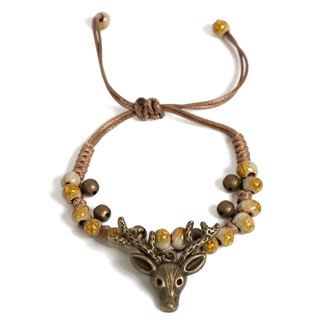 Handgemaakt Keramisch Hert Charm Armband