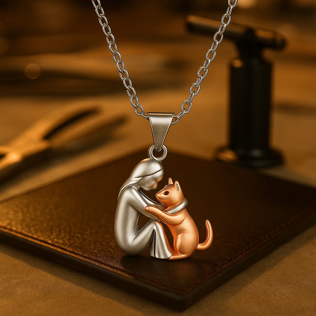 Kat Knuffel Hanger Ketting