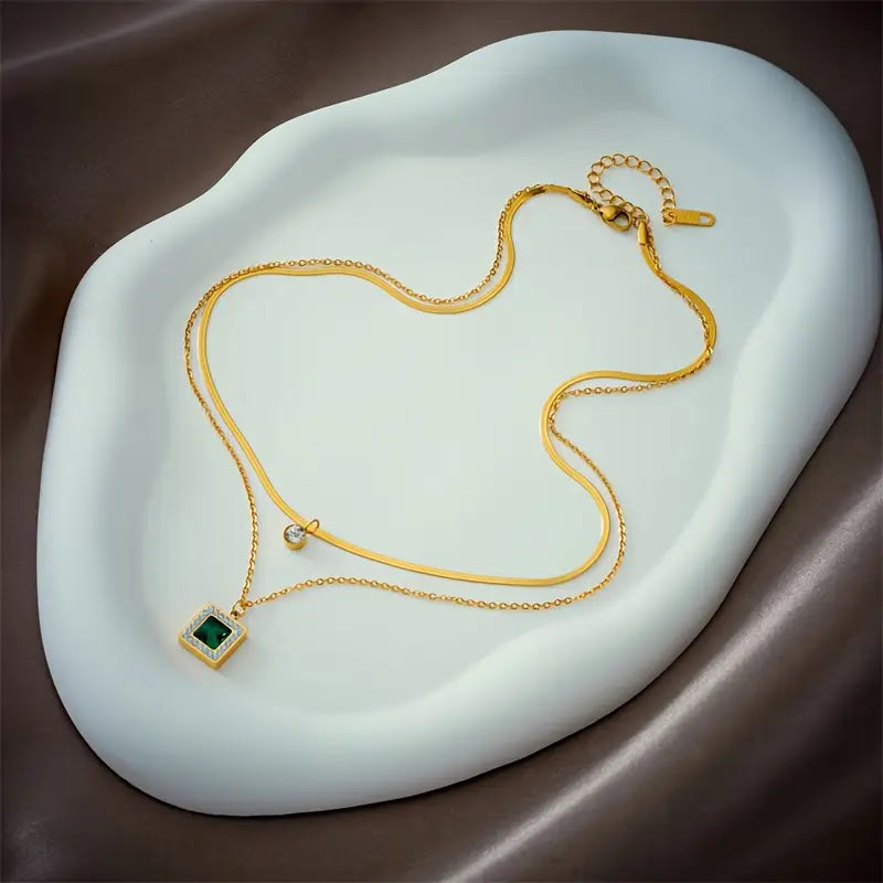 Elegante gouden ketting met verfijnd detail