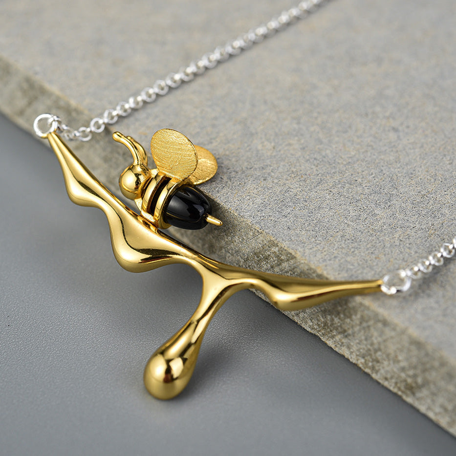 Druipende Honing & Bijhalsketting