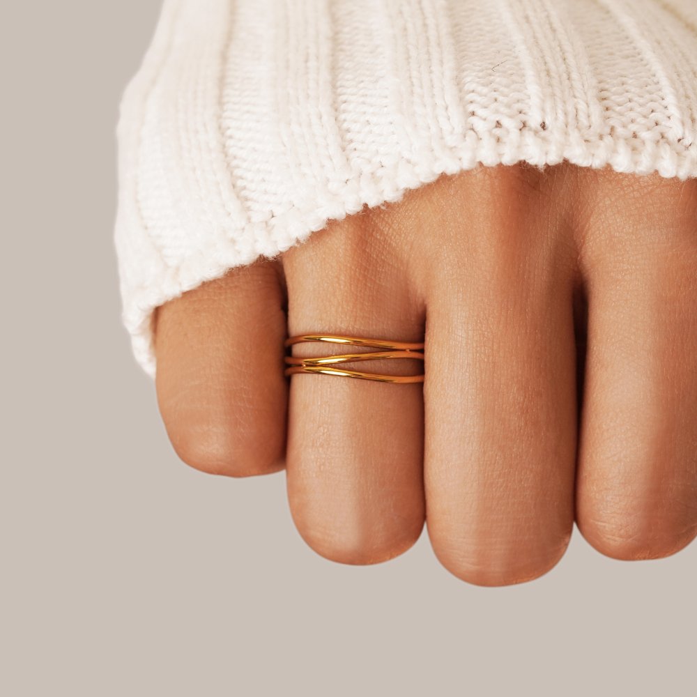 Oneindige Lijn - Gouden Ring