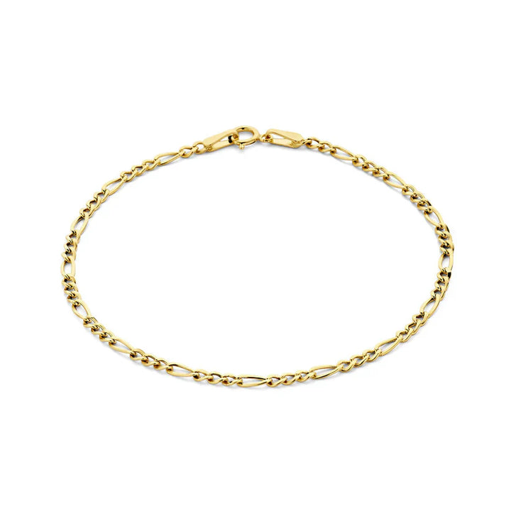 Elegante witgouden armband met verfijnde details