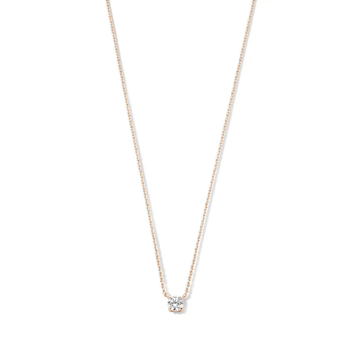 Elegante gouden hanger met moissaniet