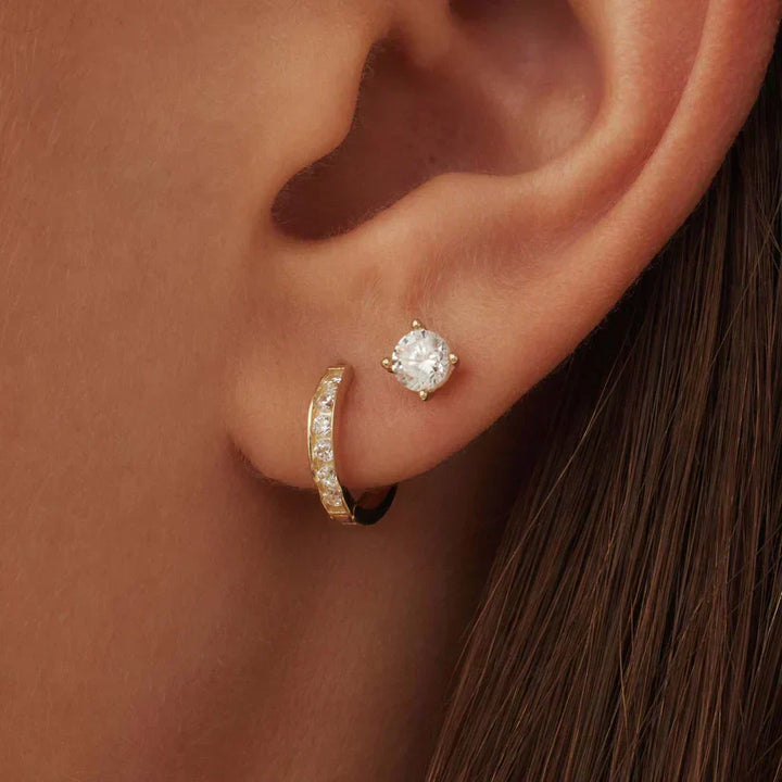 Gouden oorbellen set