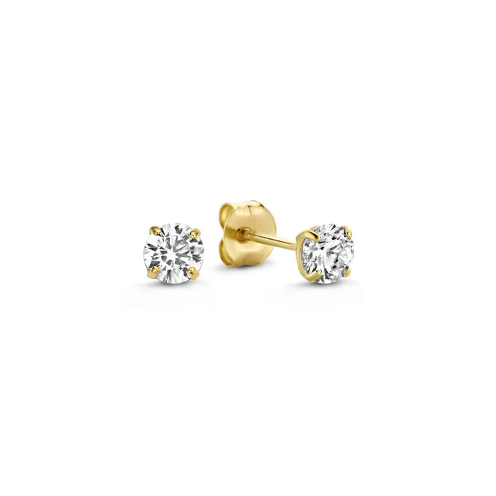 Set van gouden oorbellen