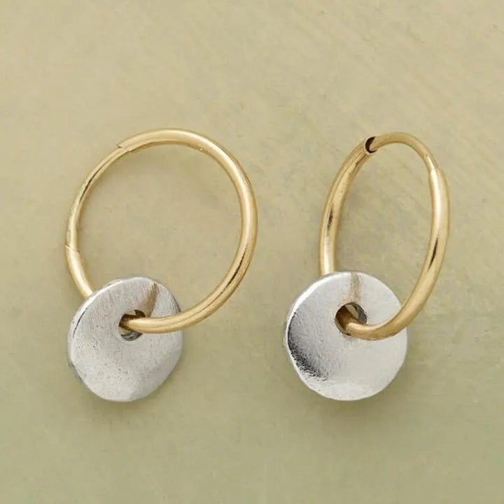 Elegante zilveren oorbellen met verfijnde details