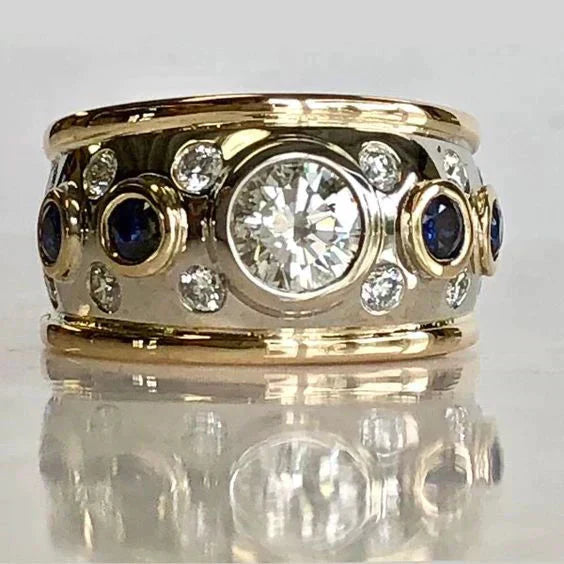 Elegante zirkonia ring met een verfijnde uitstraling