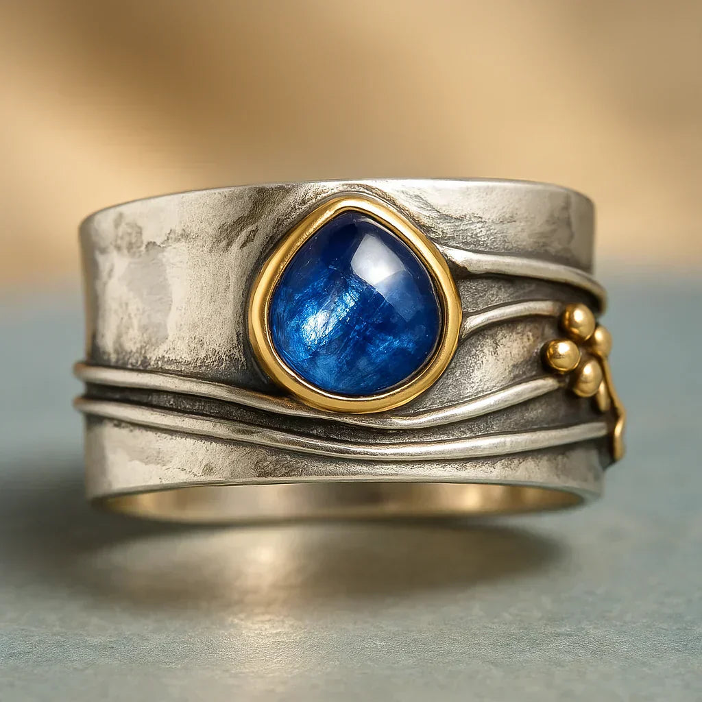 Zachte roségouden ring met een verfijnd steentje
