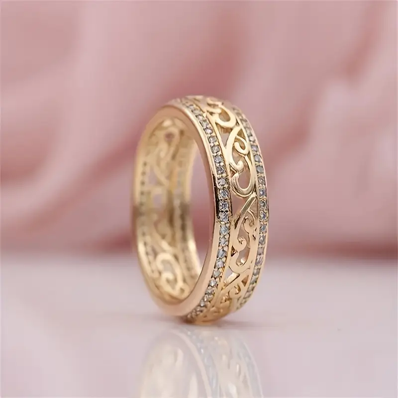 Opengewerkte gouden ring