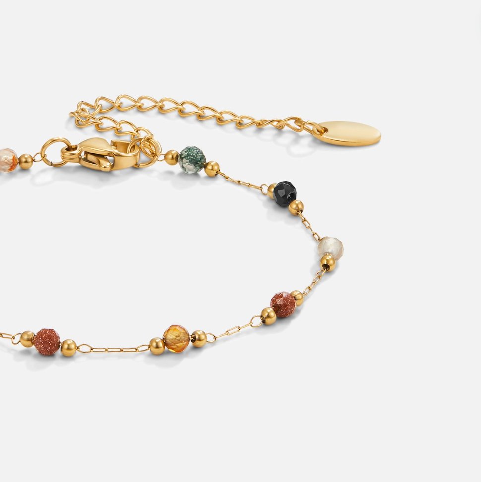 Elegante zilveren steinarmband met verfijnde details
