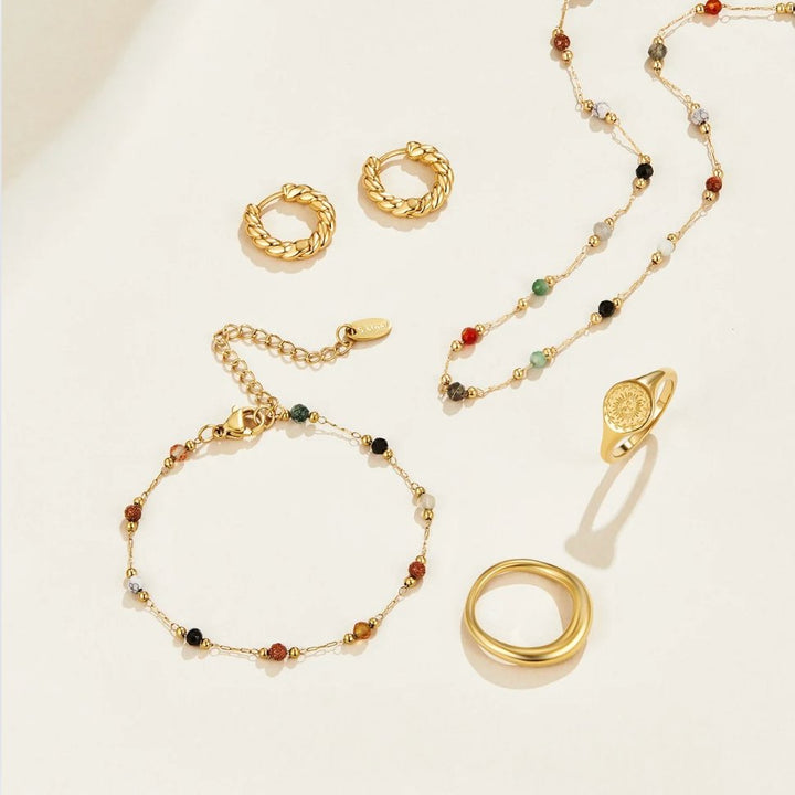 Elegante zilveren steinarmband met verfijnde details