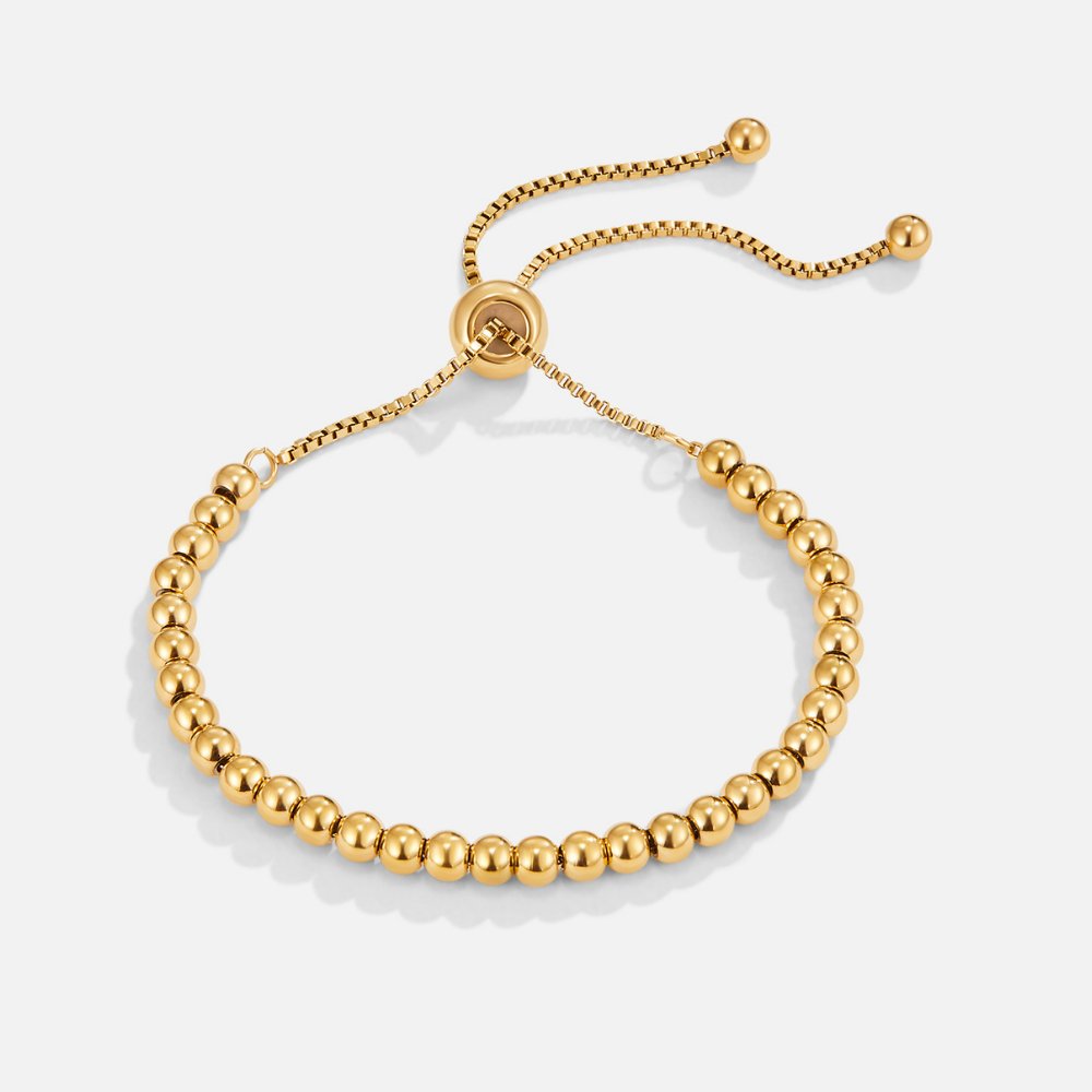 Elegante armband van goud met pareldetails
