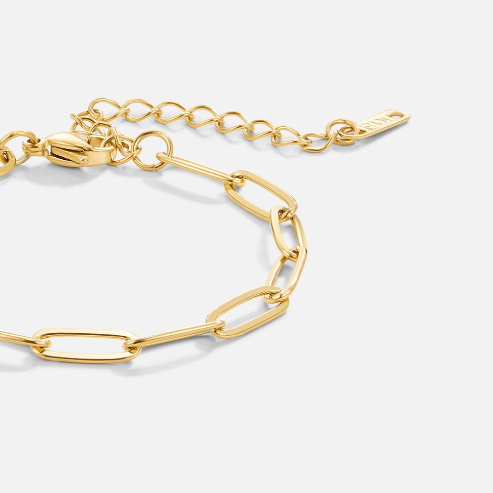 Elegante gouden armband met verfijnd design