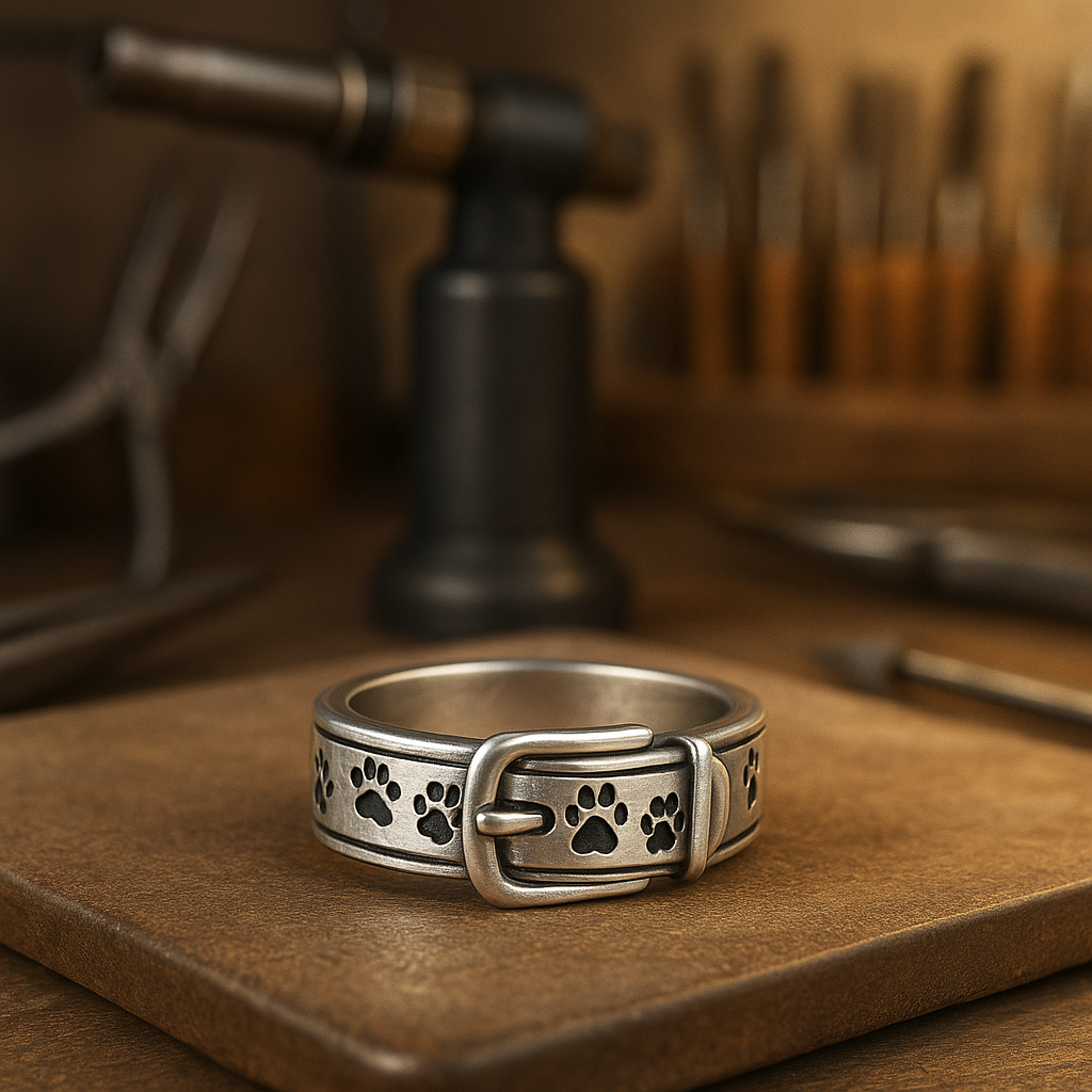 Schattige en Stijlvolle Honden-Inspiratie Halsband Ring