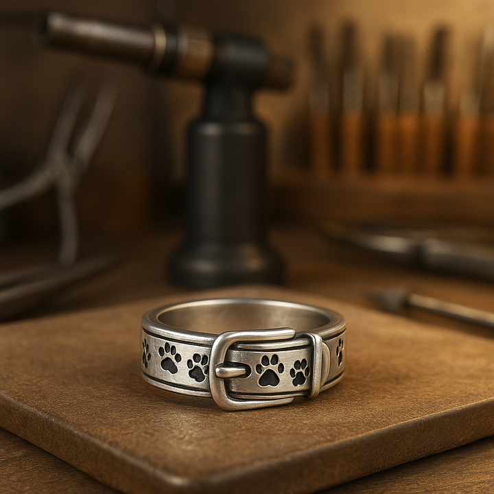 Schattige en Stijlvolle Honden-Inspiratie Halsband Ring