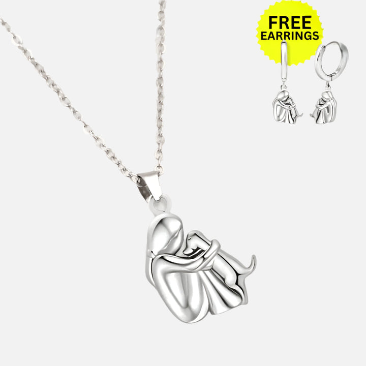Hanger Ketting met Bonus Oorbellen – Beperkte Tijd Aanbieding