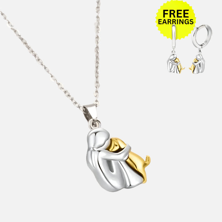 Hanger Ketting met Bonus Oorbellen – Beperkte Tijd Aanbieding
