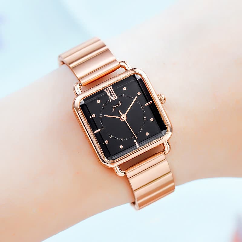 Elegante roségouden horloge