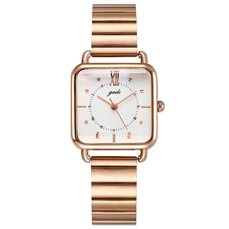 Elegante roségouden horloge