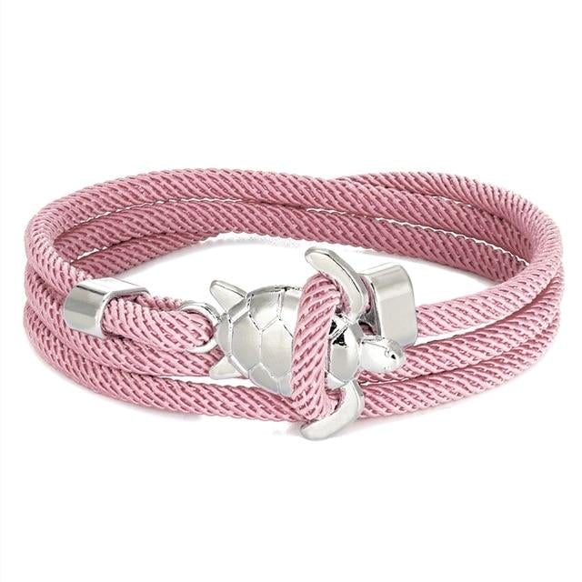 Elegante zilveren armband met zeeschildpadmotief