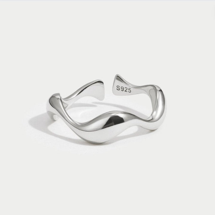 Golven - Zilveren Ring